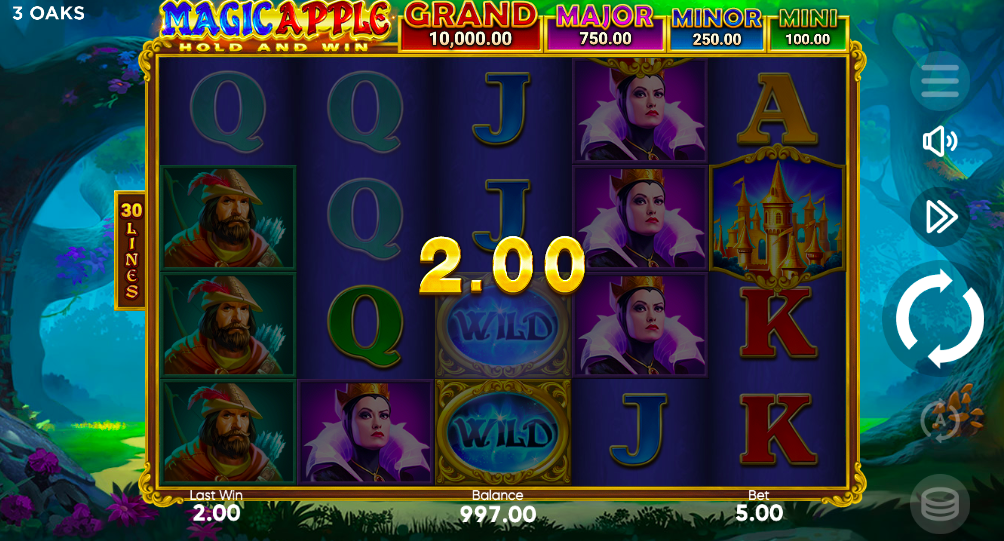 Magic Apple: Hold and Win سلاٹ گیم پلے