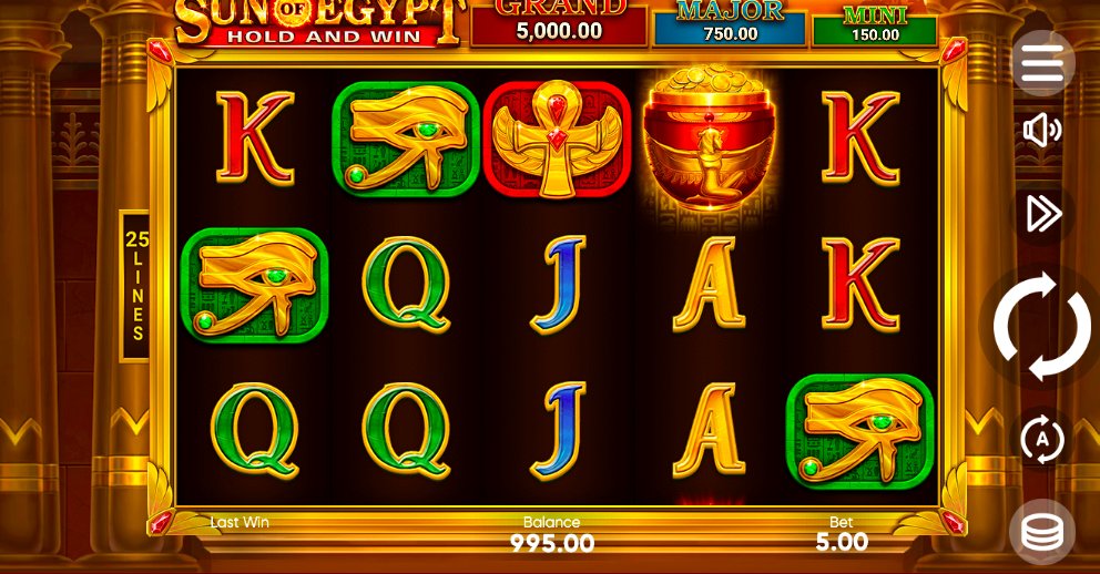 Sun of Egypt slot o'yini